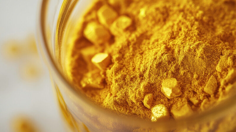 Macro Shot of Dihydroberberine Compound in a Lab Environment. Macro Shot of Dihydroberberine Compound in a Lab Environment.