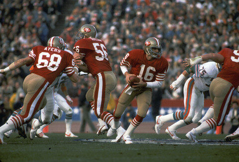 Joe Montana San Francisco 49ers QB 