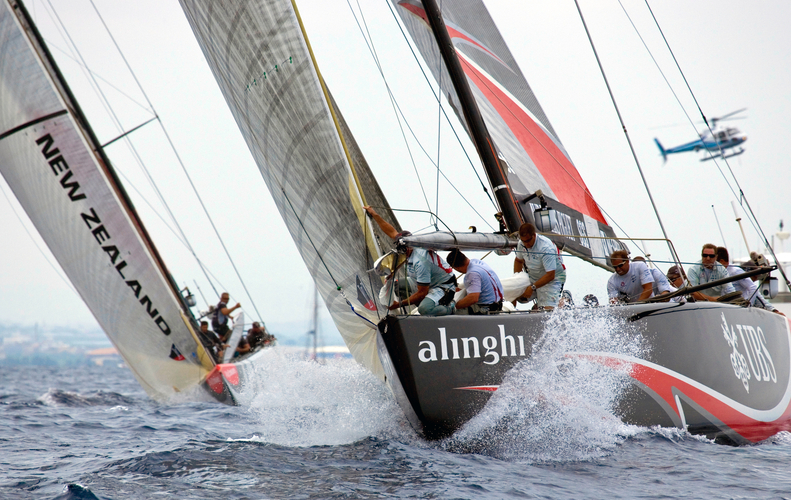 America cup boats
